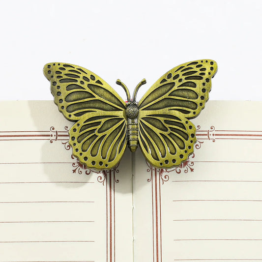 T-3 Butterfly Metal Badge Bookmark Butterfly  Page Holder