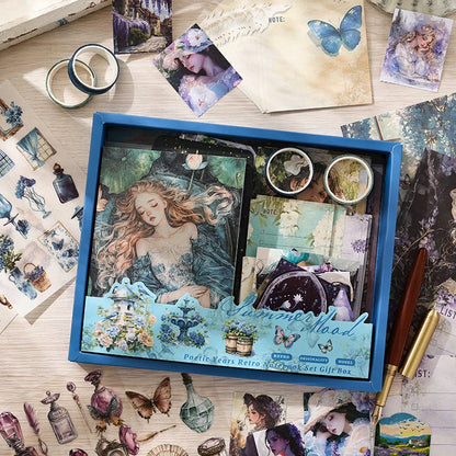 S-69 Collage Junk Journal Decor Stickers Materials Paper Combo Kit