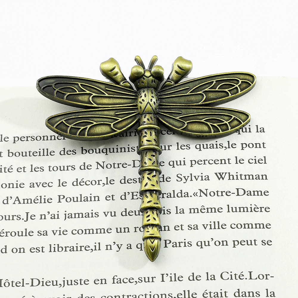 T-1 Dragonfly Metal Stainless Steel bookmark