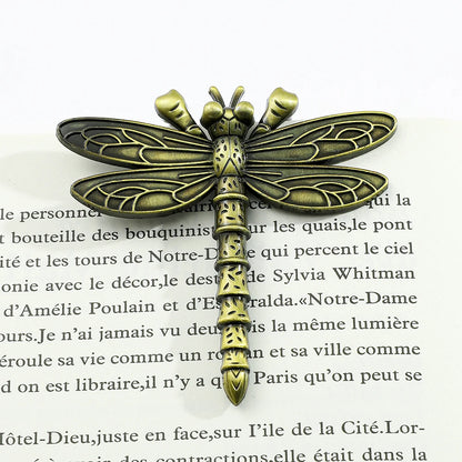 T-1 Dragonfly Metal Stainless Steel bookmark
