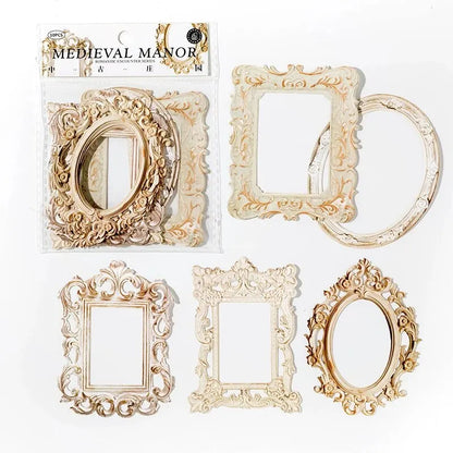 S-75 Hollow Relief Design Cardstock sticker