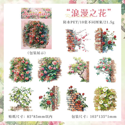 S-2 Secret garden series stickers