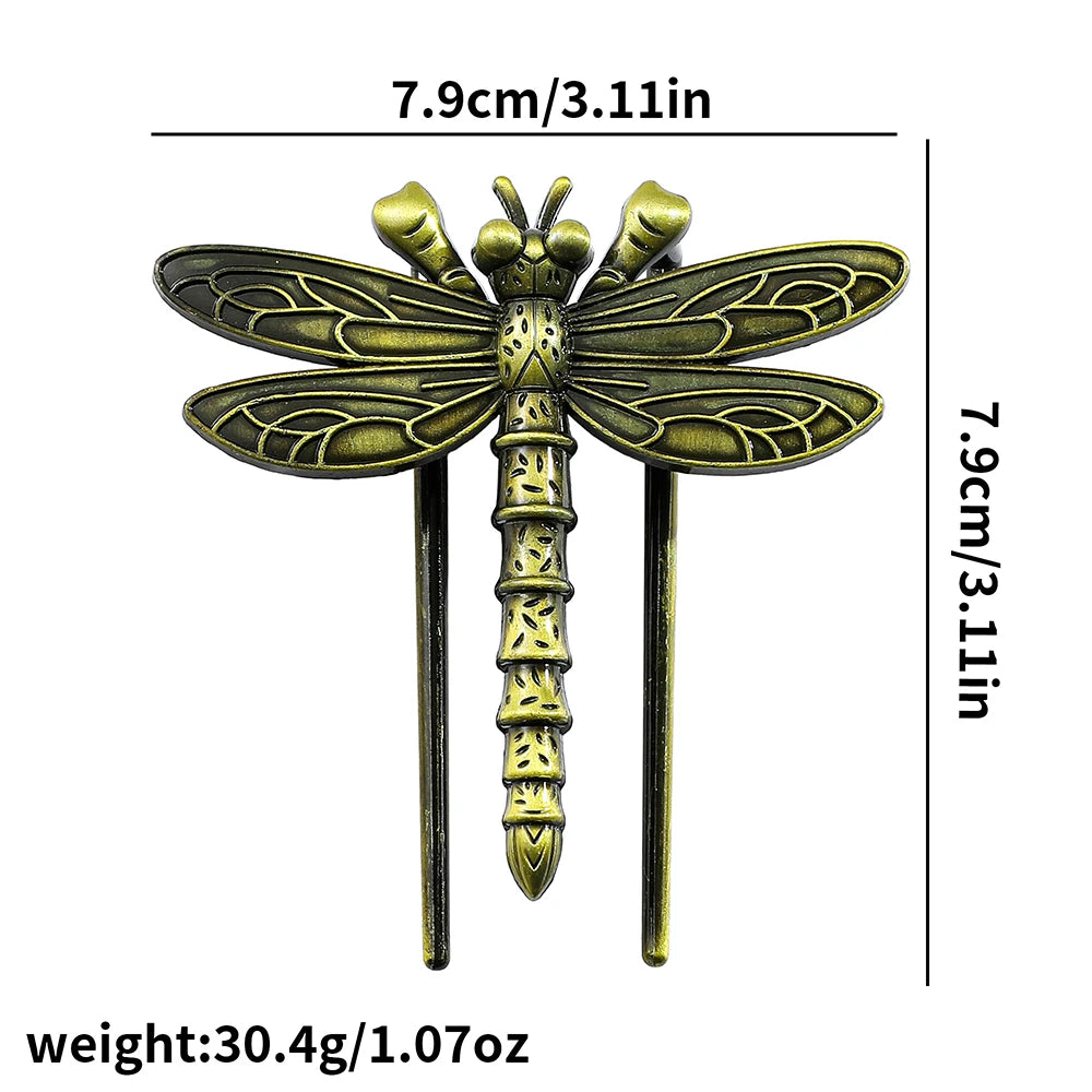 T-1 Dragonfly Metal Stainless Steel bookmark