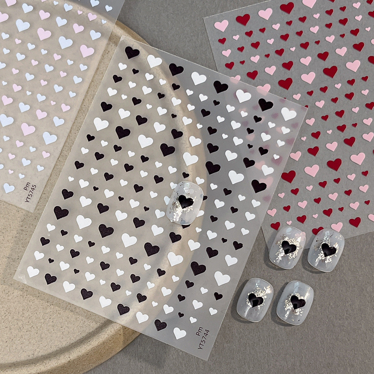 MINI-18 Heart Stickers