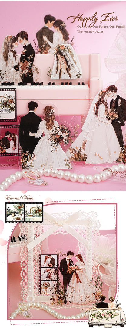 S-32  The Rest of My Life with You Series Couple Theme Sticker 6Style
