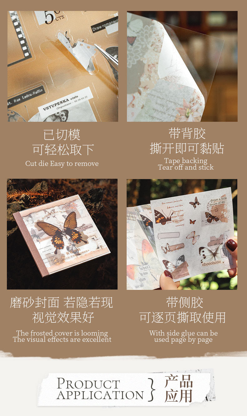 S-25 Dual Material Die-Cut Sticker Book