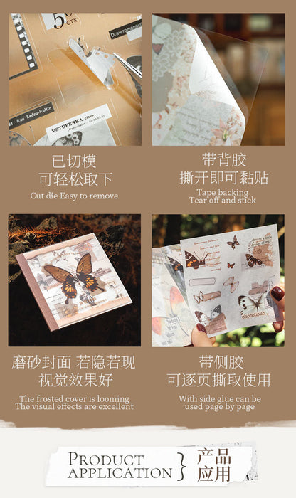 S-25 Dual Material Die-Cut Sticker Book