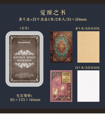 P-10 A Beautiful Day Set Small Book Material Book Antique Magic Bookstore Series 4Style