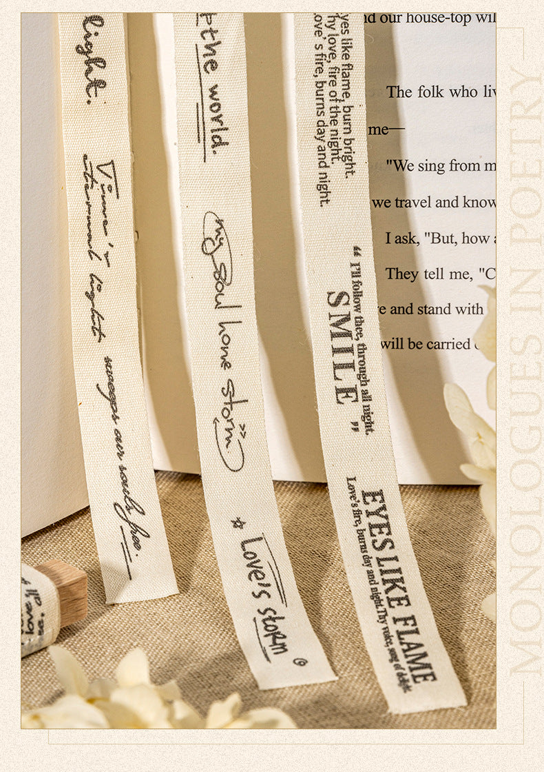 S-27 English Theme Cloth Strip Material Pack Monologue Series