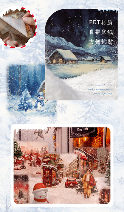 S-39  Large Size LandscapeSnow Poetry Series Winter Snow Scene 6Style