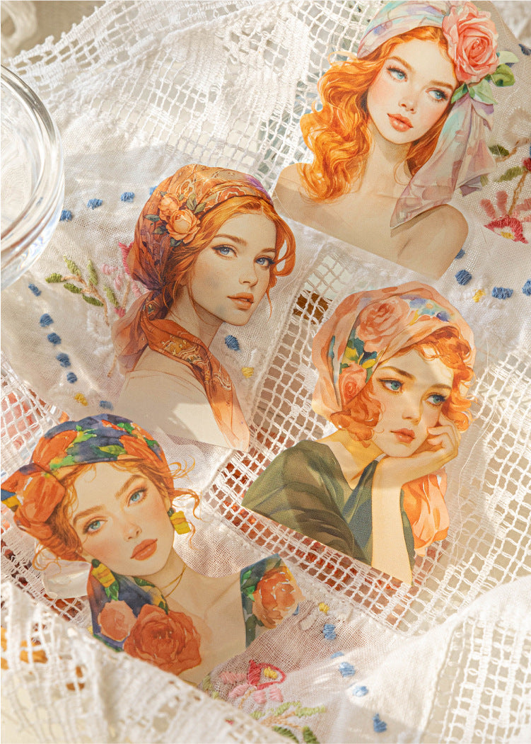 S-38  Flower Encounter Series Scenery Sticker