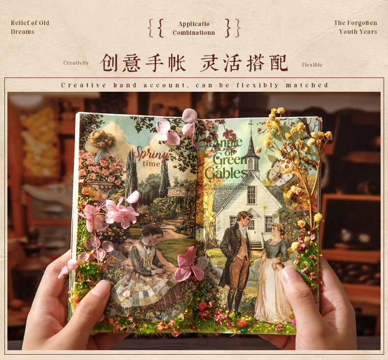 S-14 Masterpiece Collection Handbook Series Literary Story Theme Stickers 6Style