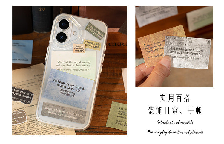 P-9 Old Time Literary Series English Poetry Material Book  4Style