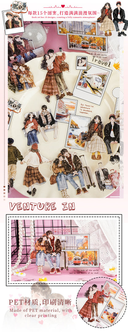 S-32  The Rest of My Life with You Series Couple Theme Sticker 6Style