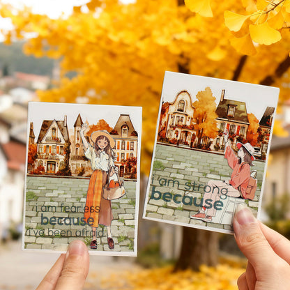 S-35Boxed Tape Set Impressions of Ancient Roads Series Scenery Stickers