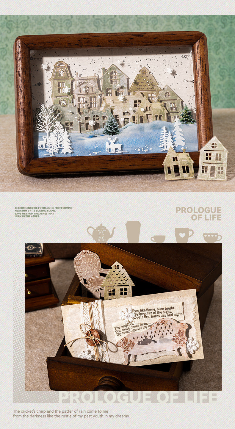 S-23 Prologue to Life Series Home Theme Hollow Sticker 4Style