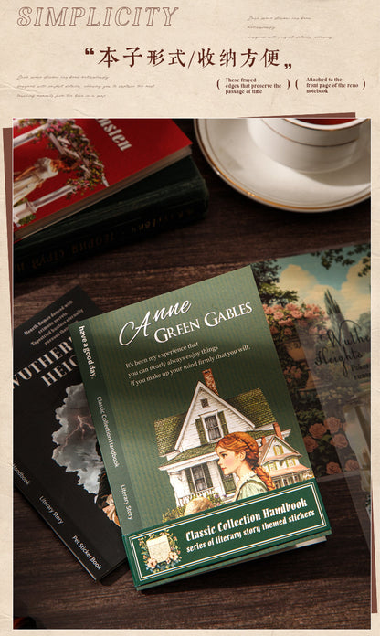 S-14 Masterpiece Collection Handbook Series Literary Story Theme Stickers 6Style