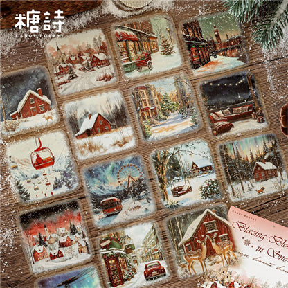 S-39  Large Size LandscapeSnow Poetry Series Winter Snow Scene 6Style