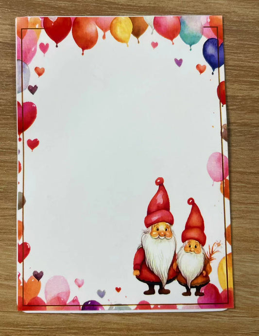 A-7 Valentine ATC background precut sticker  A4 size（2Pieces)