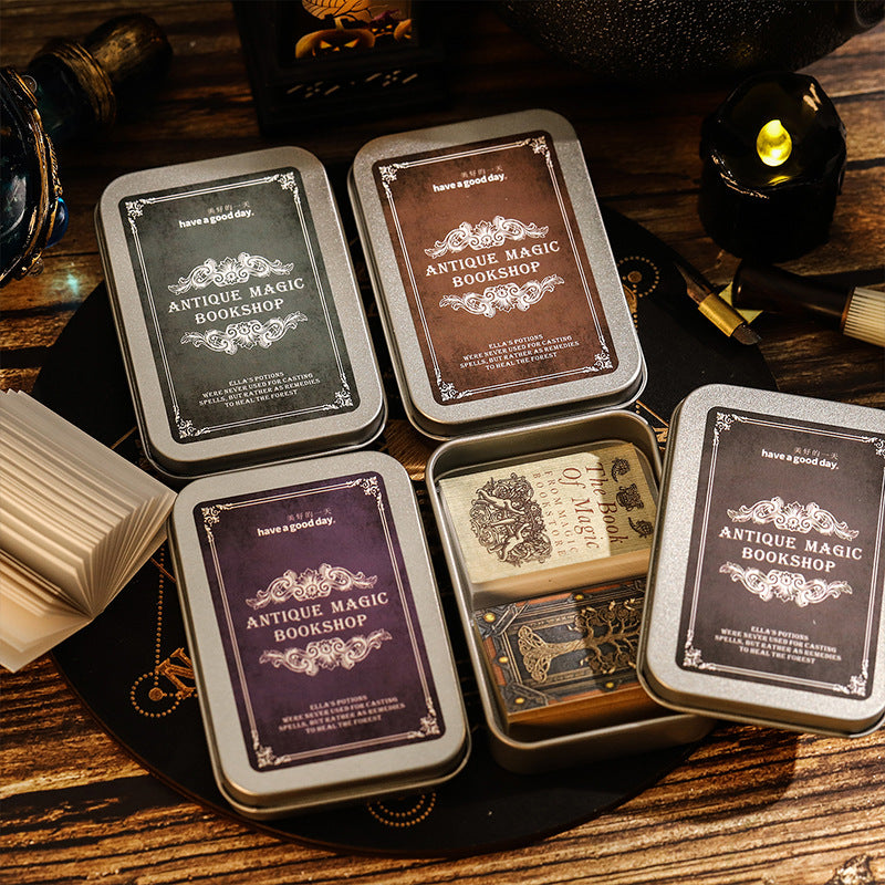 P-10 A Beautiful Day Set Small Book Material Book Antique Magic Bookstore Series 4Style
