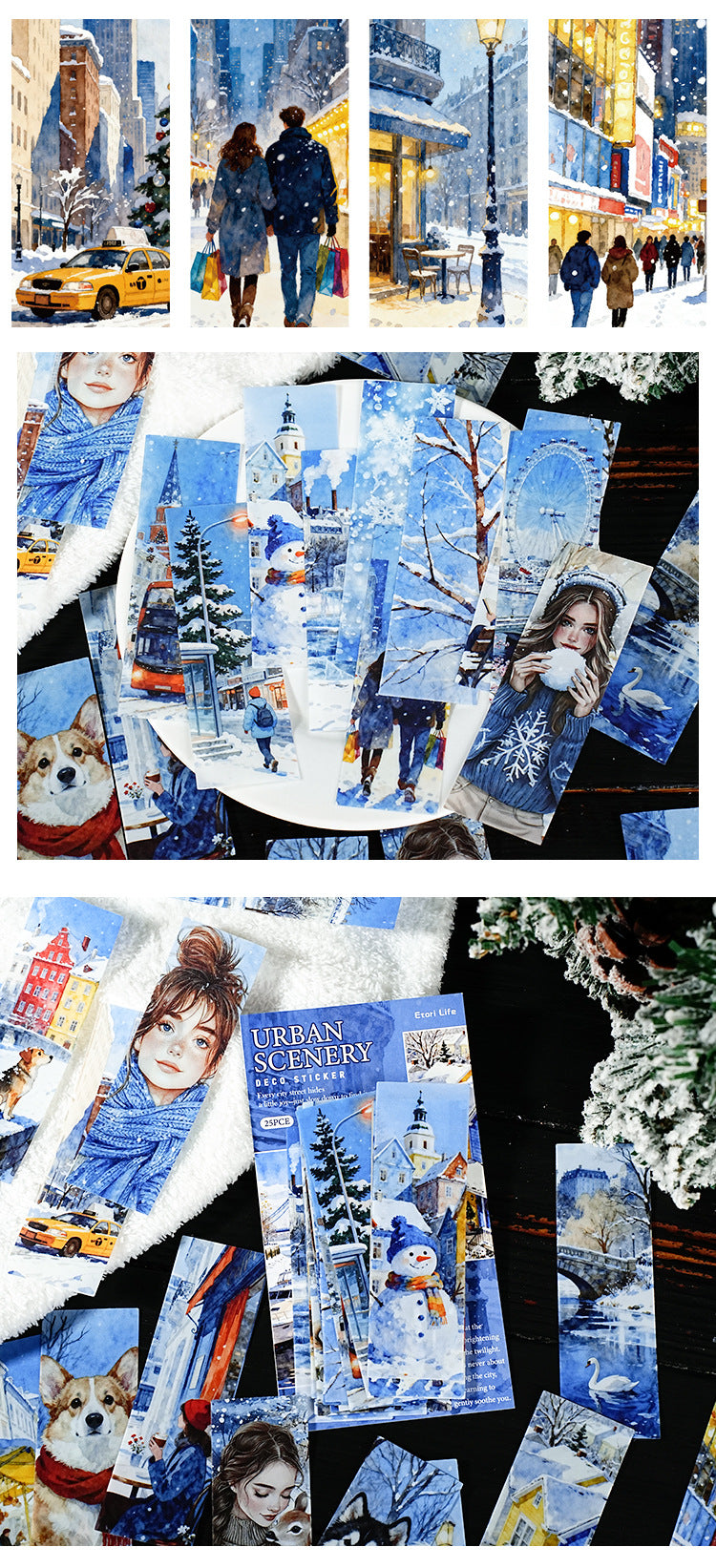 S-13 YiNiao City Romance and Youth Series Character and Scenery 6Style