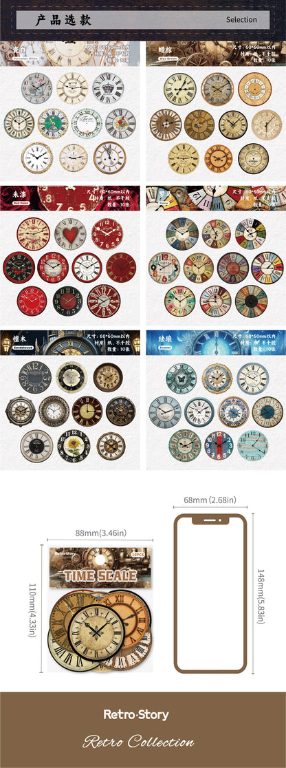 S-37  Time Scale Series Stickers