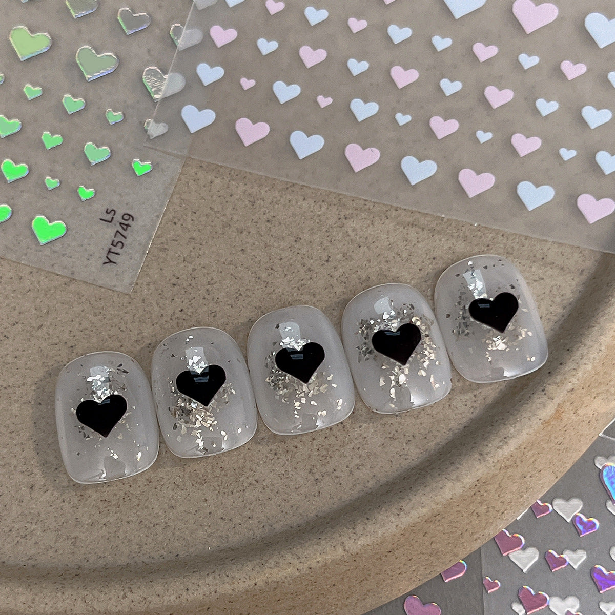 MINI-18 Heart Stickers