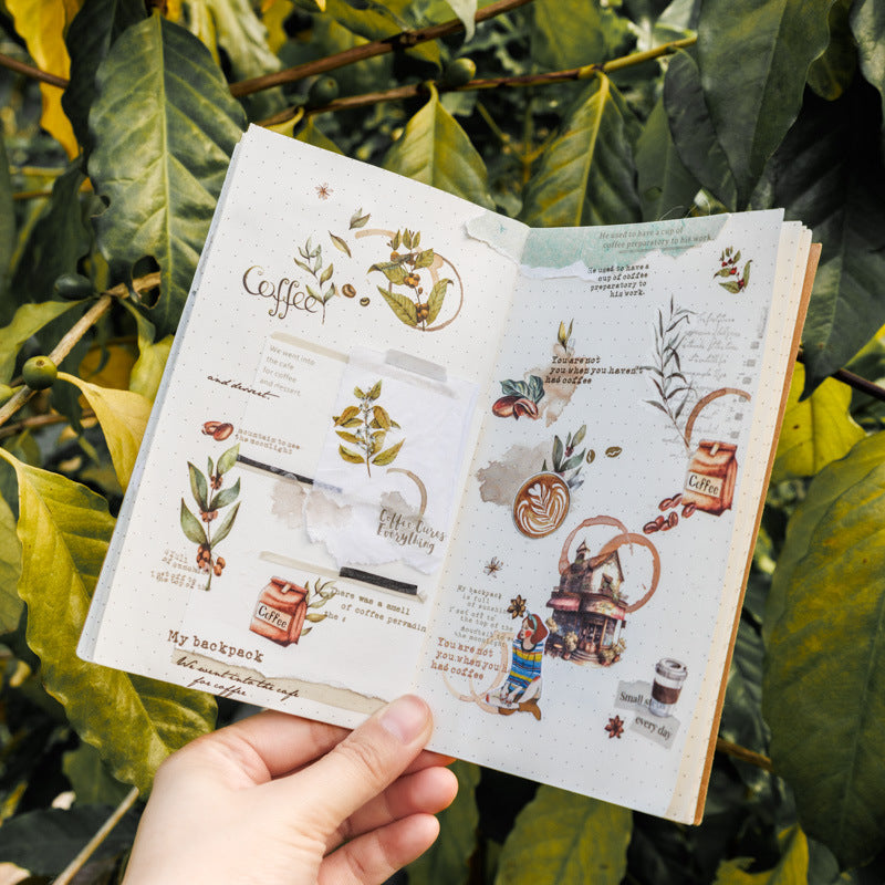 S-22 Coffee Transfer Sticker Hazy Coffee Fragrance Dream Series  6Style