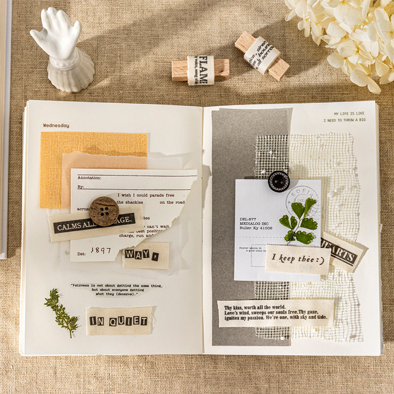 S-27 English Theme Cloth Strip Material Pack Monologue Series