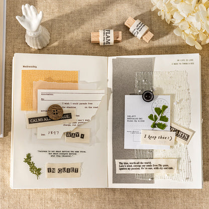 S-27 English Theme Cloth Strip Material Pack Monologue Series