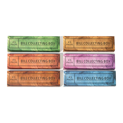 S-40  Retro Ticket Box Sticker Pack 6Style