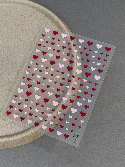 MINI-18 Heart Stickers