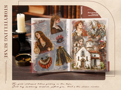 S-14 Masterpiece Collection Handbook Series Literary Story Theme Stickers 6Style