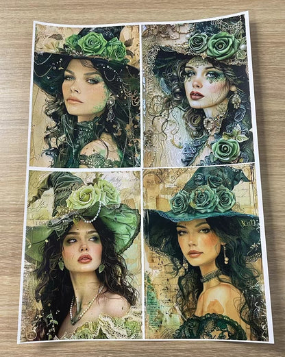 P-2Evil Queen Paper A4 size 9 pieces color laser paper