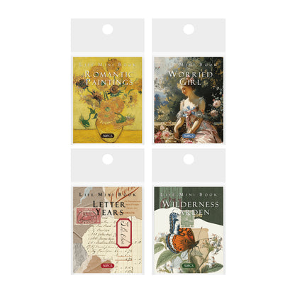 P-12 Ancient Forest Sulfuric Acid Paper Material Pack Life mini Book Series