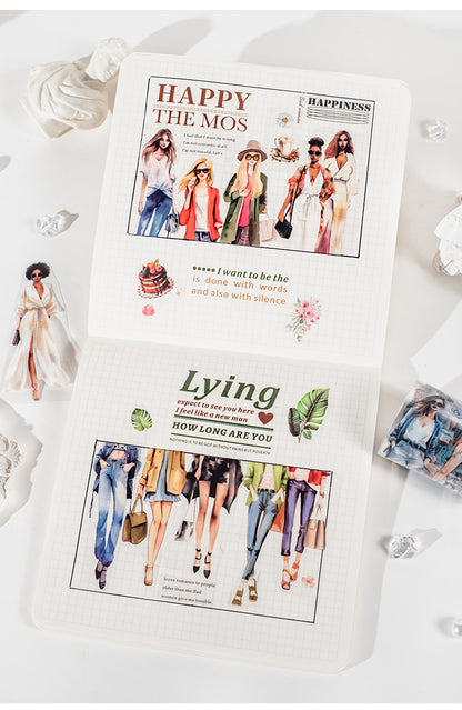 S-45 Fashion Magazine Series PET Tape for Character 6Style