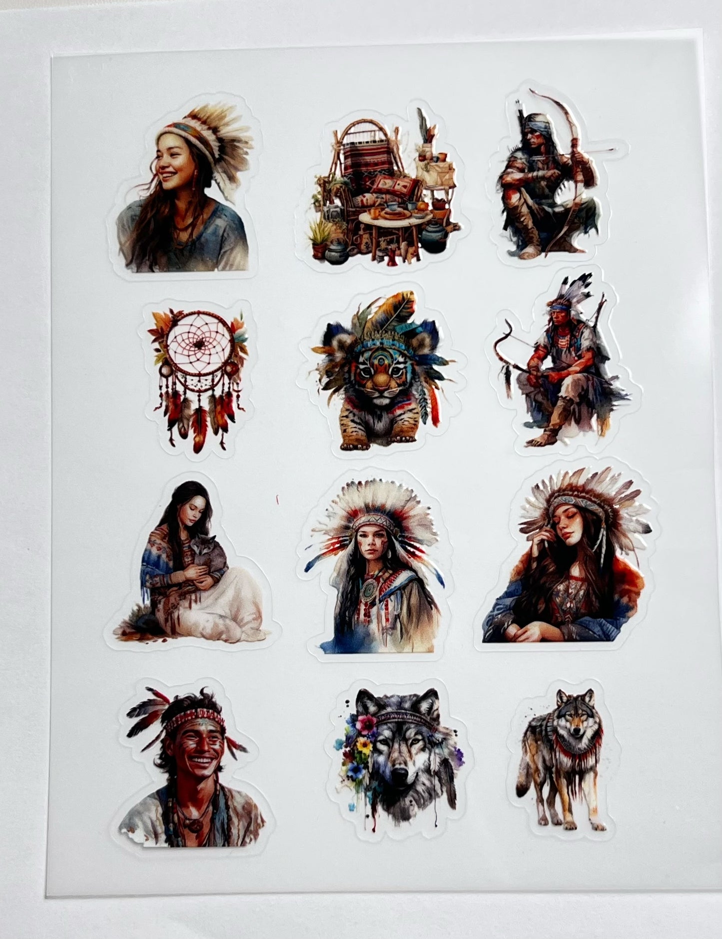 E-10 Embossed sticker