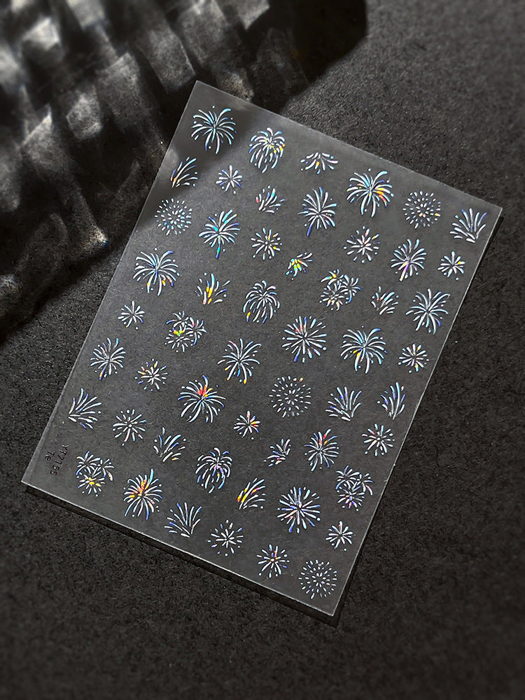 MINI-23Shell Light Gorgeous Fireworks  Stickers Splendid Fireworks New Year Hot-Selling Stickers
