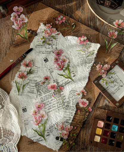 S-44  Kaleidoscope Notes Series Vintage Floral Landscaping Theme 6Style