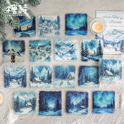 S-39  Large Size LandscapeSnow Poetry Series Winter Snow Scene 6Style