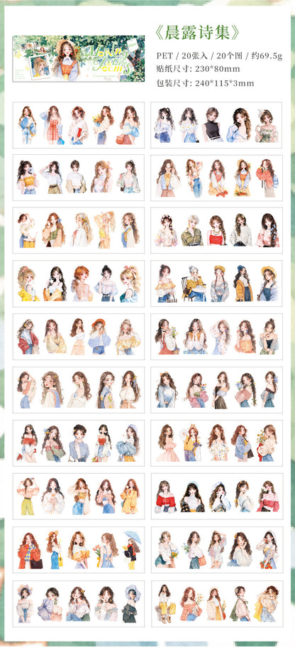 S-48 Sweet Oxygen Diary Series  Sticker book