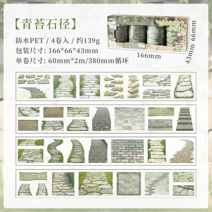 S-35Boxed Tape Set Impressions of Ancient Roads Series Scenery Stickers