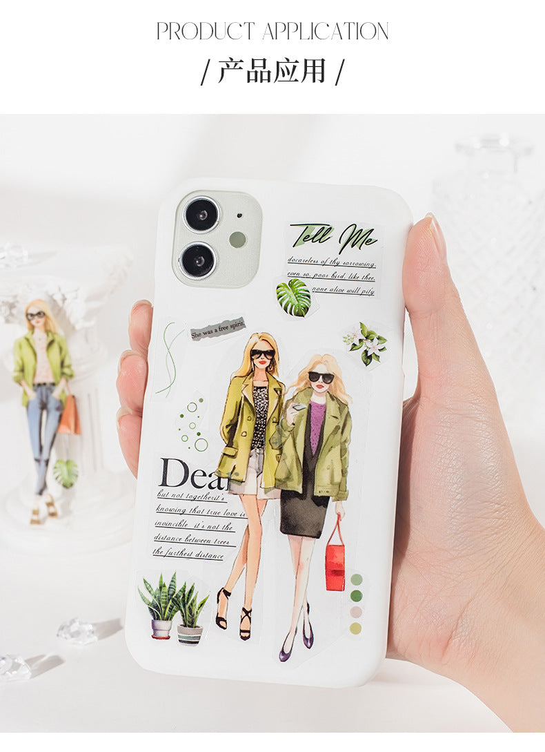 S-45 Fashion Magazine Series PET Tape for Character 6Style