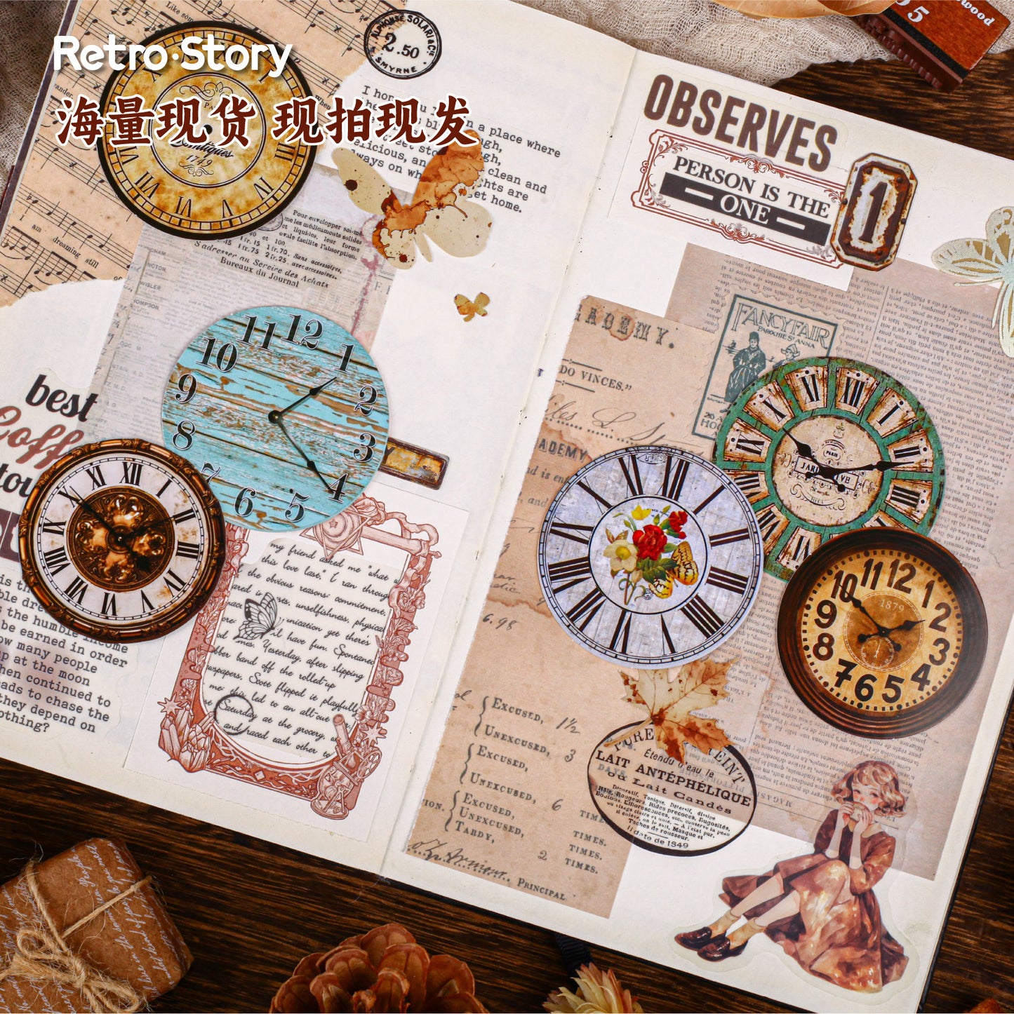 S-37  Time Scale Series Stickers