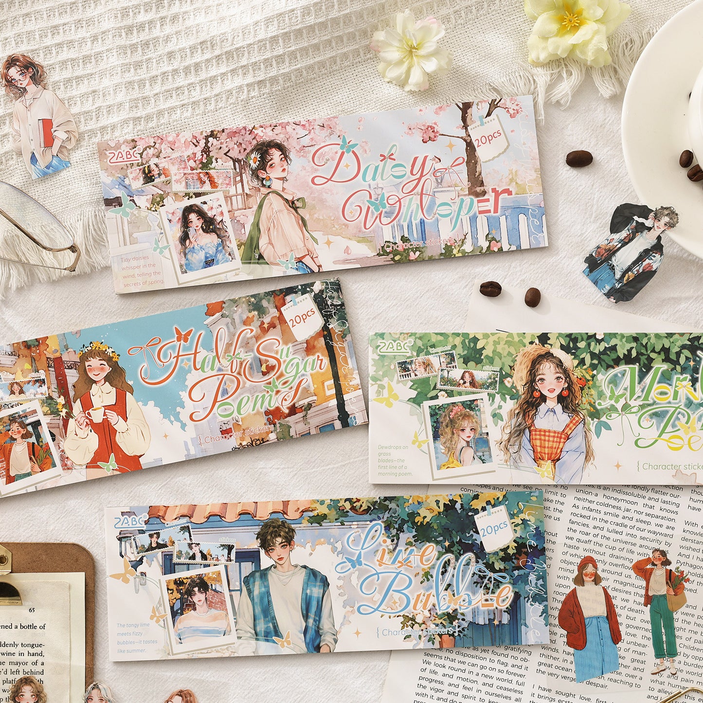 S-48 Sweet Oxygen Diary Series  Sticker book