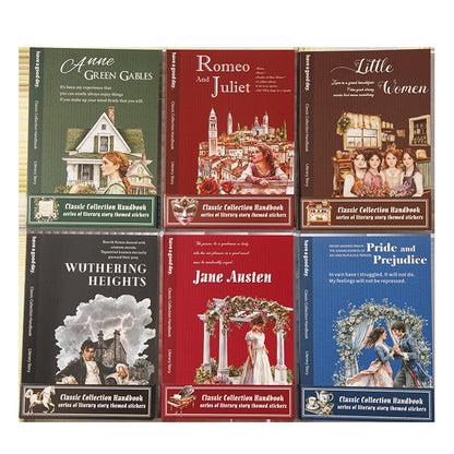 S-14 Masterpiece Collection Handbook Series Literary Story Theme Stickers 6Style
