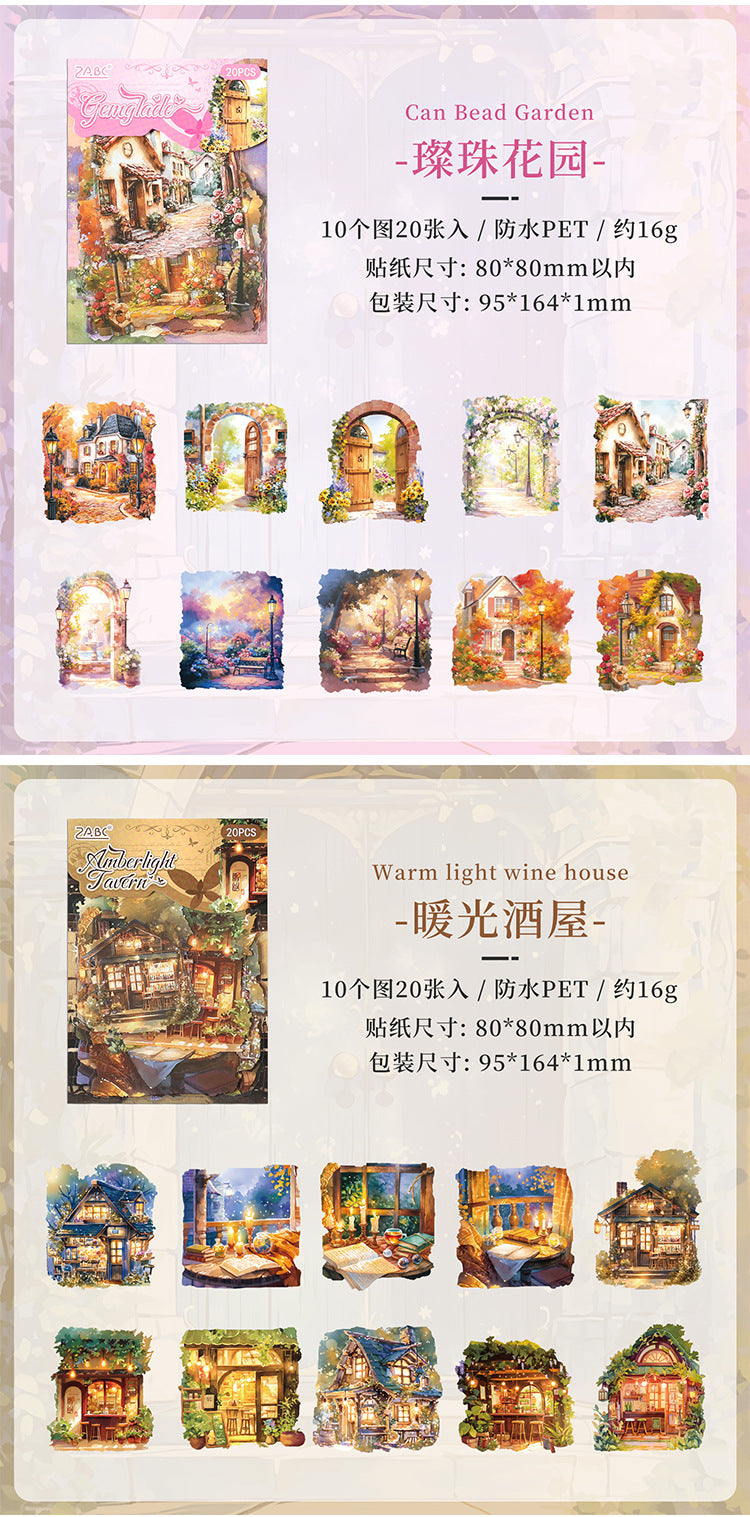 S-43Magic Journey Adventure Series Sticker 6Style