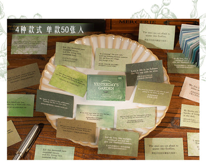 P-9 Old Time Literary Series English Poetry Material Book  4Style