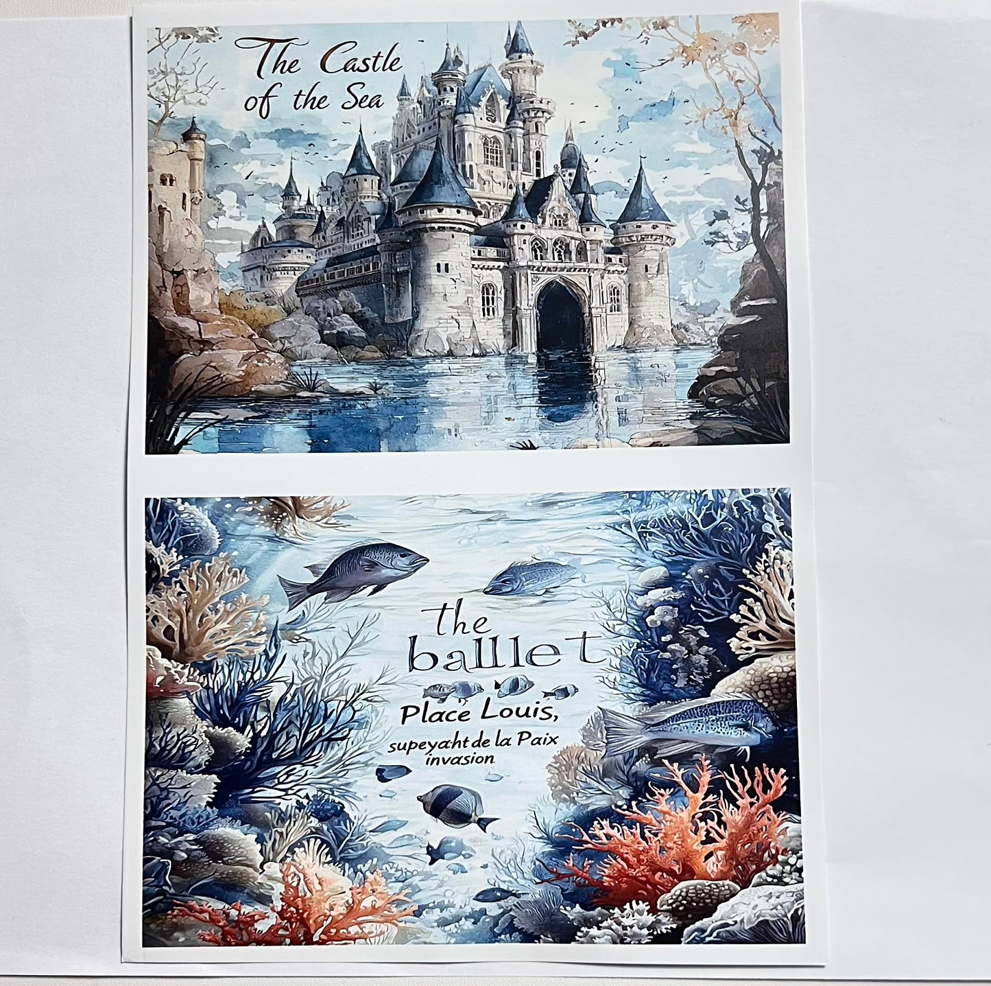 P-4 Underwater legend paper (photo paper A5 size)