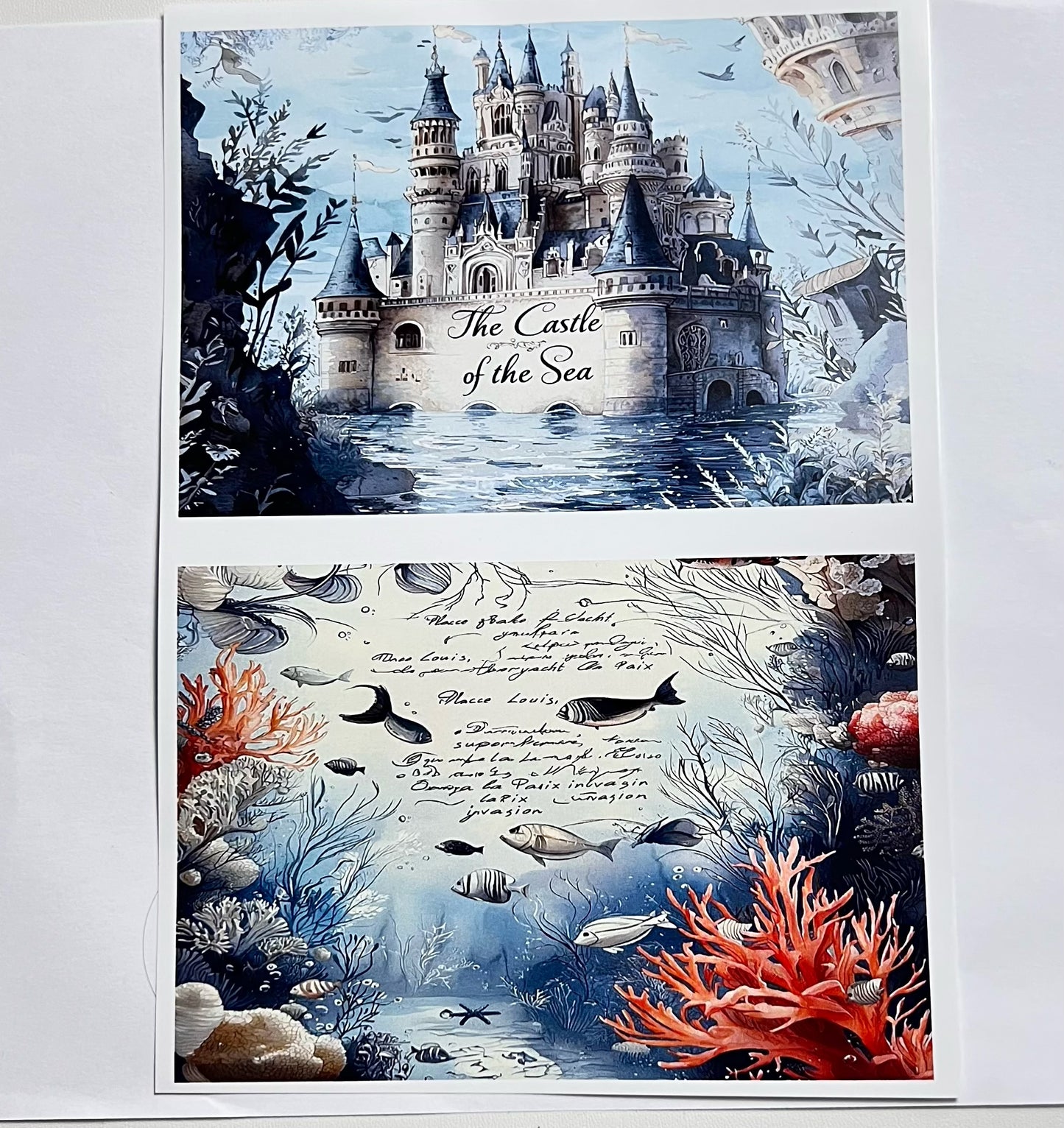 P-4 Underwater legend paper (photo paper A5 size)